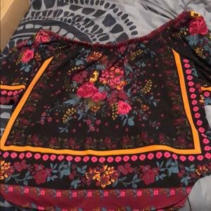 Floral Off Shoulder Top
